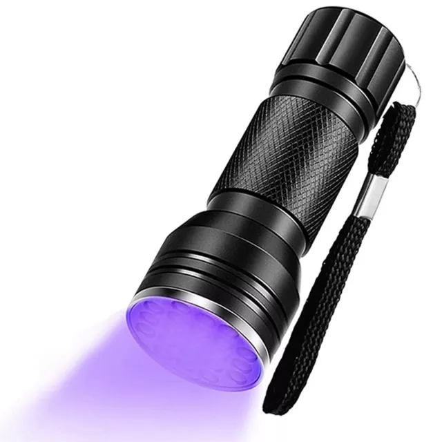 3X(Lampe de Poche à LumièRe Noire UV 21 DéTecteur de Lampe de Poche à LED p1466