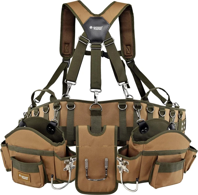 Professional Comfort-Rig Tool Belt with Adjustable Suspenders ...