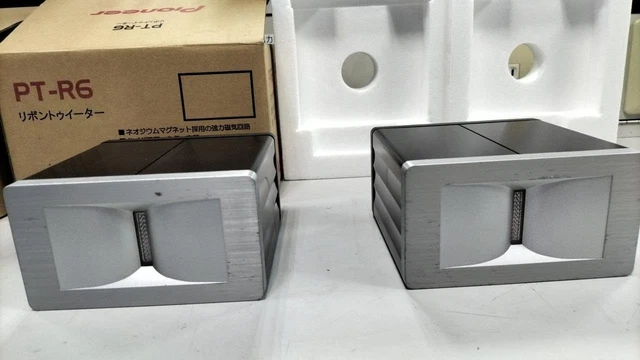 PIONEER PT-R6 RIBBON Tweeter Unit Pair Vintage Speaker Driver