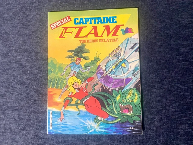 Capitaine Flam - Disque 33T - Histoire Racontée - RCA Records 1981