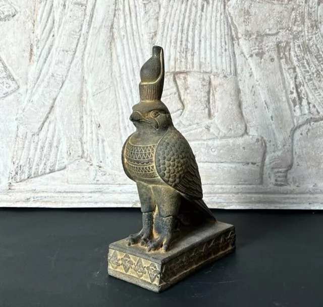 ANCIENT EGYPTIAN ANTIQUES Egyptian Statue Of God HORUS Falcon Figurine Egypt BC