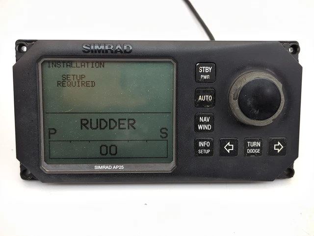 Simrad Robertson AP25 22087811 Autopilot Control Unit AC10 AC20 AC40 FOR PARTS Simrad Robertson AP25 22087811 Autopilot Control Unit AC10 AC20 AC40 FOR PARTS