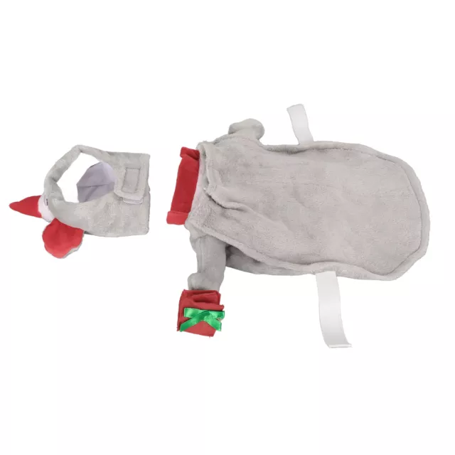 (S)Costume De Chien De Noël Doux Et Chaud Vêtements Adorables Et Amusants