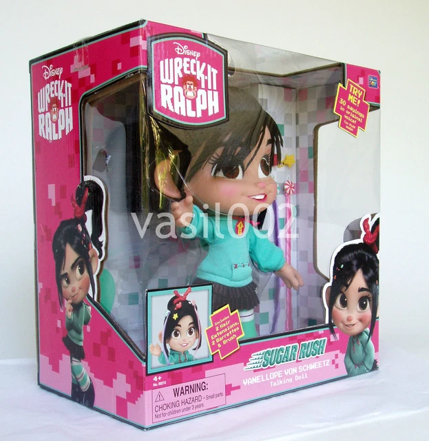 NEW DISNEY WRECK-IT Ralph Vanellope Von Schweetz Talking Doll