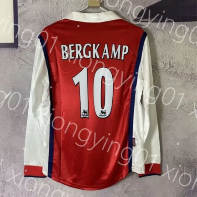 Arsenal 1998/99 Home Retro BERGKAMP #10 Shirt