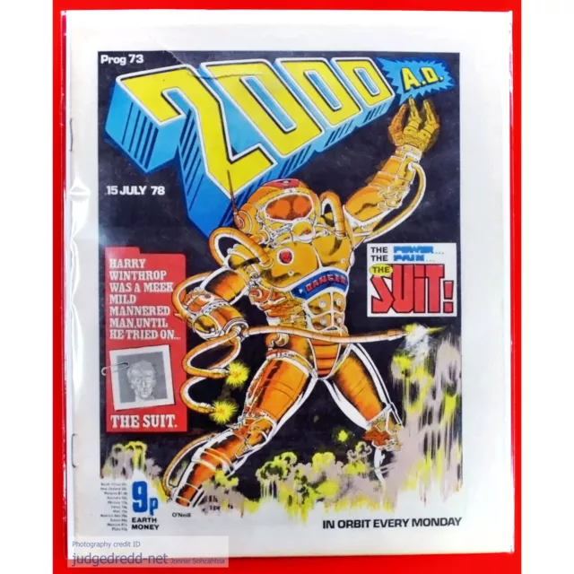 2000AD Prog 73 Kevin O'Neil Cover Comic Art See Description 15 7 1979  (set 539