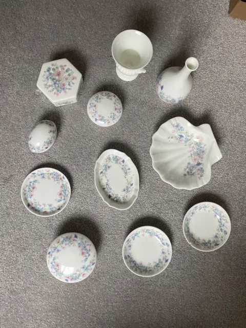 Wedgwood Angela Fine Bone China Vintage Collectables. Bud Vase, Trinkets Etc