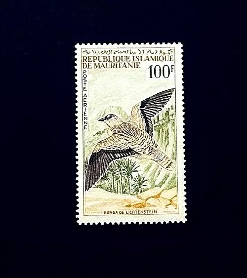 MAURITANIA Stamp 1964 Lichtenstein's Sandgrouse Bird 100r  OG MNH  r18