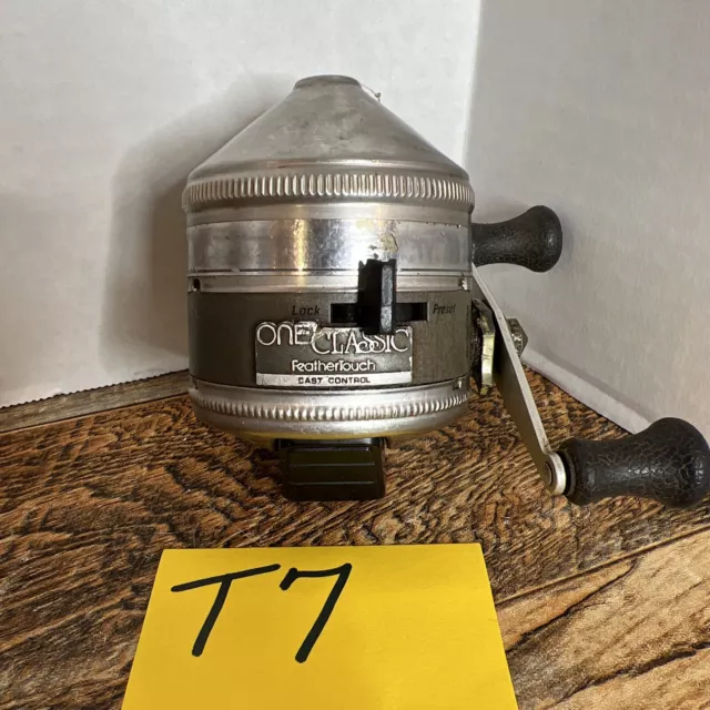VINTAGE ZEBCO ONE Classic Black casting reel Made in USA $18.99 - PicClick