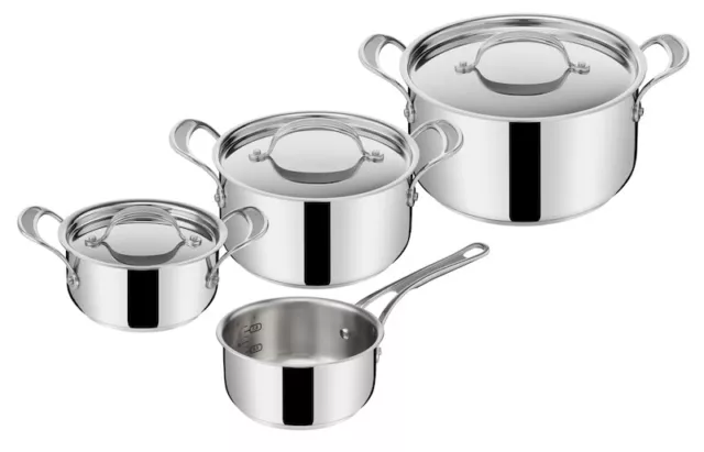 Tefal Bistro B098S544 5 Pcs Non Stick Cookware Pots & Pan Set - Black