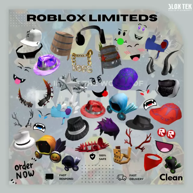 🔥💎 ROBLOX Limiteds (250+ ITEMS) 💯📈⭐ HIGH DEMAND [CHEAP & SAFE