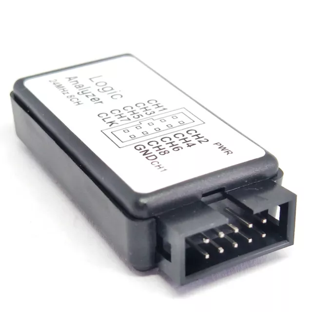 USB Logic Analyzer 24M 8CH Microcontroller ARM FPGA Debug Tool 24MHz, C5T4 3