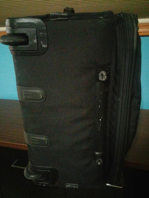 Used Tumi Black Ballistic 26" Wheeled Suitor Suitcase With Extra Bag Strap 7
