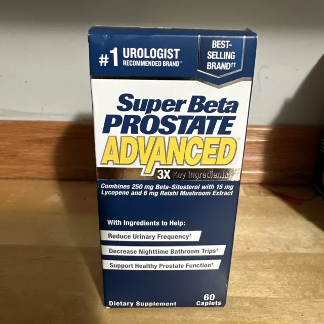 Super Beta Prostate Advanced 3X Active Ingredients EXP 2026  New-Sealed