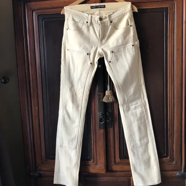 Ralph Lauren Black Label Denim Jeans Painters Pants Size 28