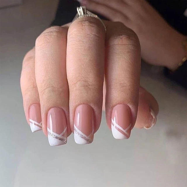 complète Artificiel Portable Pointe des ongles Faux ongles Faux ongles français