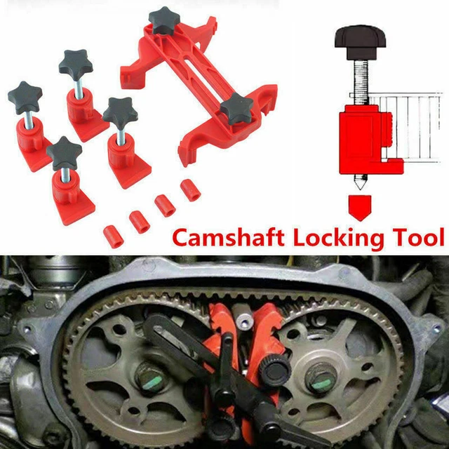 UNIVERSAL CAMSHAFT DUAL Cam Clamp Alignment Timing Belt Gear Locking