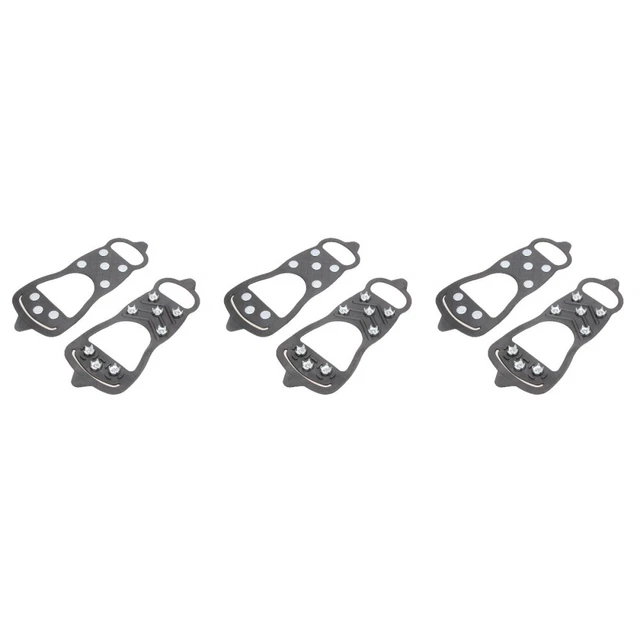 3x Shoe Spikes for Snow and Ice Stainless Steel Shoe Claws Snow Shoe Spikes