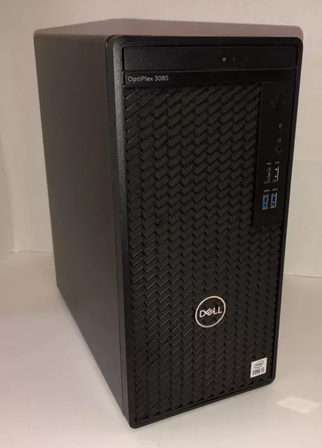 Dell OptiPlex 3080 MT i5-10600 3,3 GHz i5 8 GB RAM 256 GB SSD W10P Certificado de autenticidad sin sistema operativo