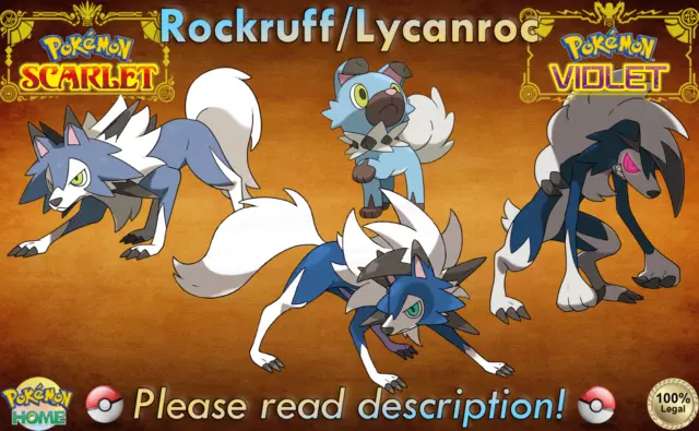 🍊Shiny/Non-shiny Riolu/Lucario 6IV🍇Pokémon Scarlet/Violet (💯Legal)