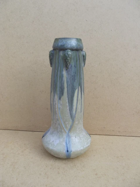 ancien vase signé DENBAC art nouveau grés céramique numéro 272 ht 21.5 cm