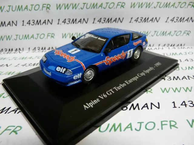 ALP18 Voiture 1/43 eligor RENAULT Alpine : V6 GT Turbo Europa Cup Speedy 1985P