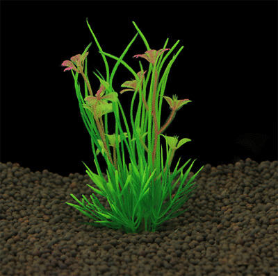 10PCS ornament Green Plant Grass Fish Tank Aquarium Fake Plastic Decor