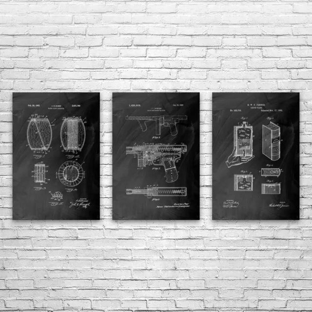 Bootlegger Posters Set of 3 Microdistillery Art Craft Brewer Gift Home Bar Art