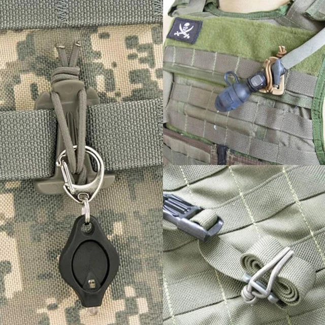 Mini Sac Tactique Molle, Sac Porte-clés Étanche en Nylon Pochette Militaire Poche Portefeuilles avec Fermeture Éclair pour Camping Randonnée
