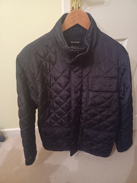 Firetrap blackseal quilted jacket top