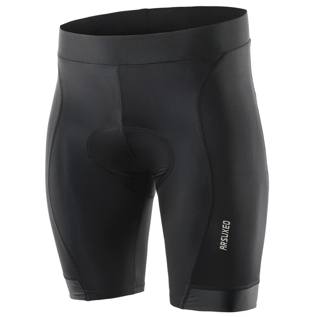 Men Summer Cycling Shorts Quick Dry Breathable  Padded Bike Riding W2B9