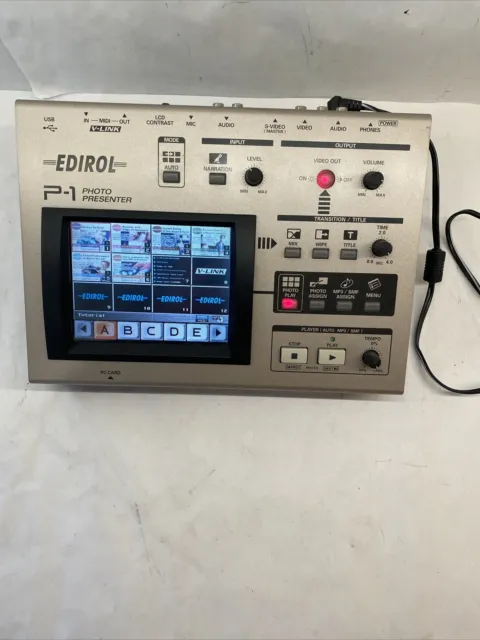 Roland EDIROL P1 ( P-1)  visual performance instrument + genuine charger