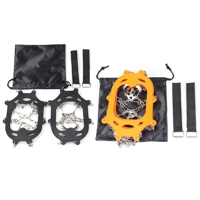 2pcs 23 Teeth Stainless Steel Ice Claw Spike for Shoes Crampons Boots Cover