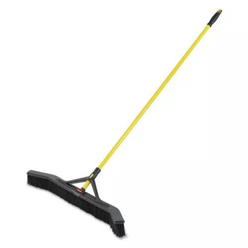 Rubbermaid Commercial 2018728 36" Maximizer Push-to-Center Broom Yllw/Black New