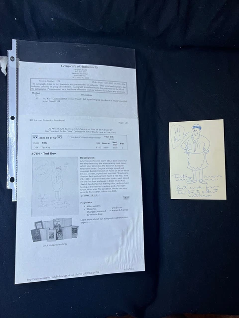 Ted Key CARTOONIST TED KEY Original Artwork Comic Strip Hazel L@@K! £61.94 ...