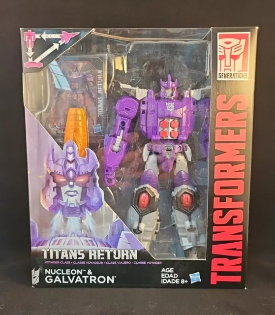 Transformers Titans Return Galvatron & Nucleon. Completo di scatola (aperta)