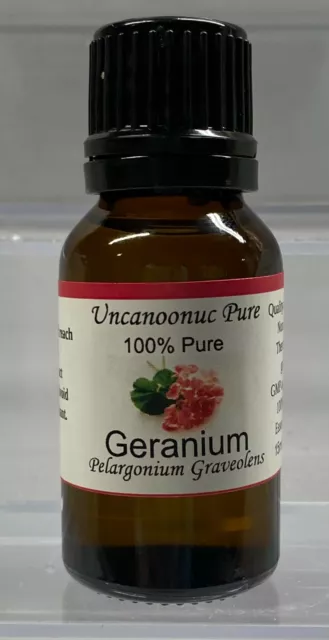 Geranium 100% Pure Essential Oil 15mL Aromatherapy Therapeutic Grade
