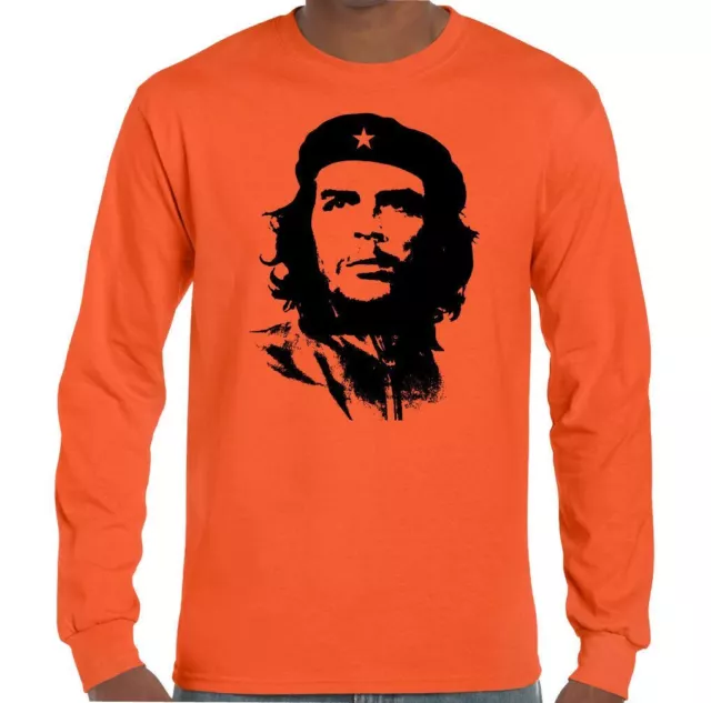 Che Guevara Face Silhouette - Mens Iconic T-Shirt Freedom Fighter Cuba 2