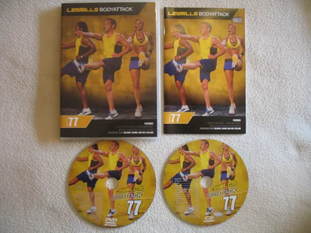 LES MILLS BODY Attack 59 Complete DVD, CD, Case and Notes COMPLETE 