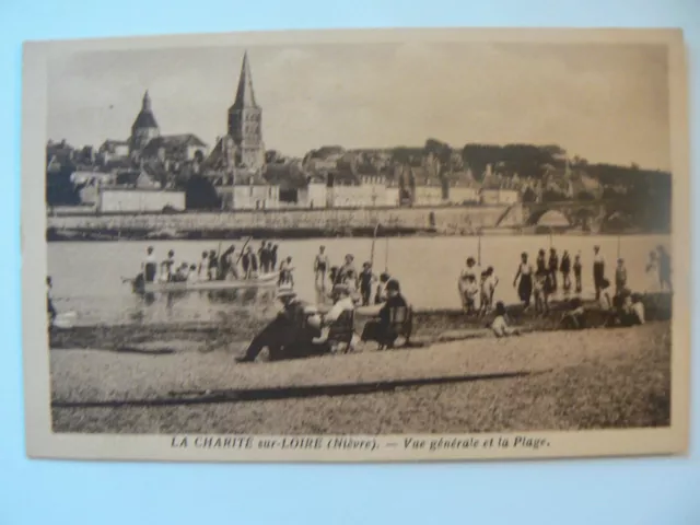 La Charite-Sur-Loire General View Et La Plage 1936