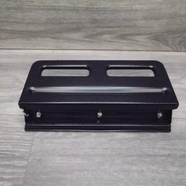 Business Source Heavy Duty 3 Hole Punch 65625 Black Desktop Office 30 Sheet