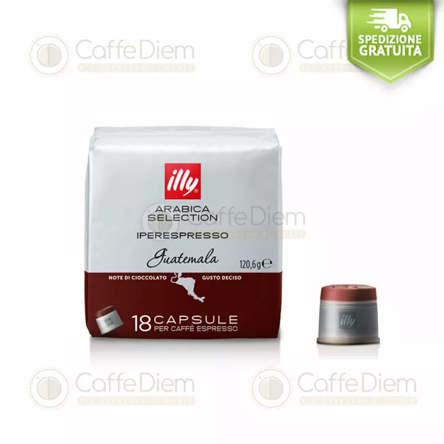 216 Capsule Cialde Caffè illy Iperespresso GUATEMALA 100% Arabica Selection 2