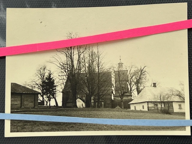 SELTEN FOTO 2WK Kirche Trzcinica Dorf Jasło Polen Fotoalbum Podkarpacie