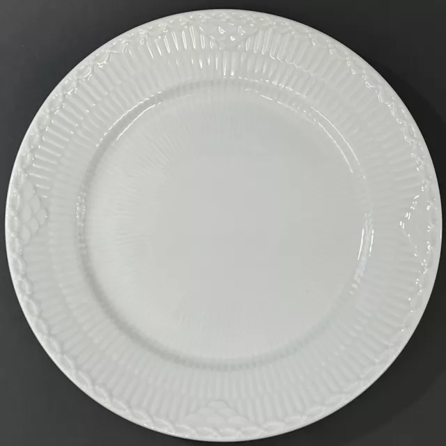 Royal Copenhagen WHITE HALF LACE Salad Dessert Plate 7.5" Denmark