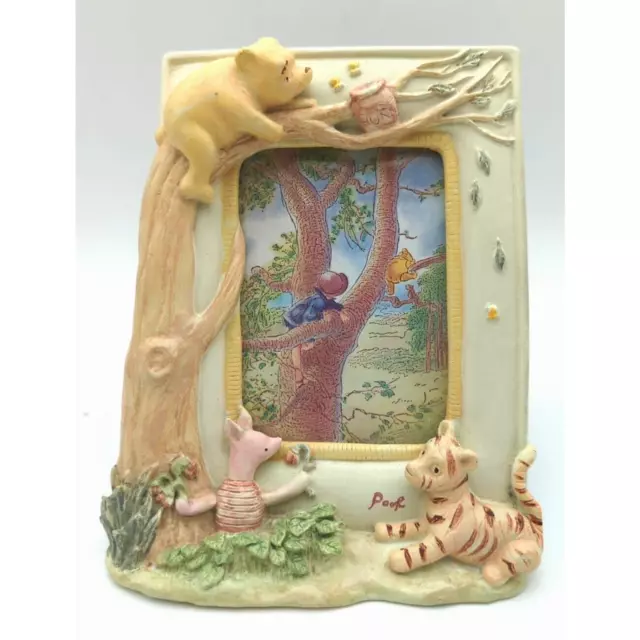 Disney Classic Winnie the Pooh Piglet Photo Frame Charpente Michel & Co Ceramic