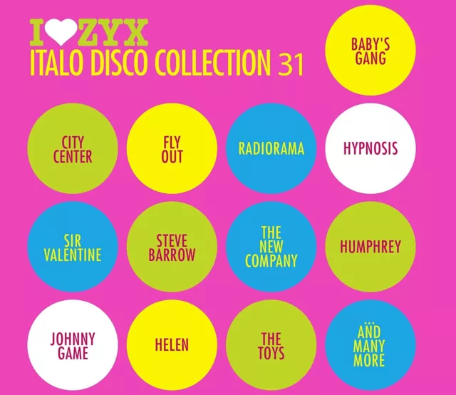 CD ZYX Italo Disco Collection 31 D'Artistes Divers 3CDs