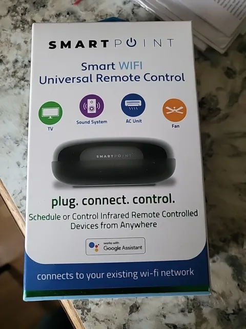 NEW Smartpoint Smart Wifi Universal Remote Control works with google assistant