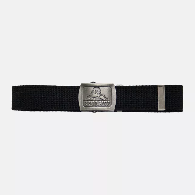 Ben Davis Mens Belt Cotton Webbing Casual Belts with Metal Buckle 54" Length,