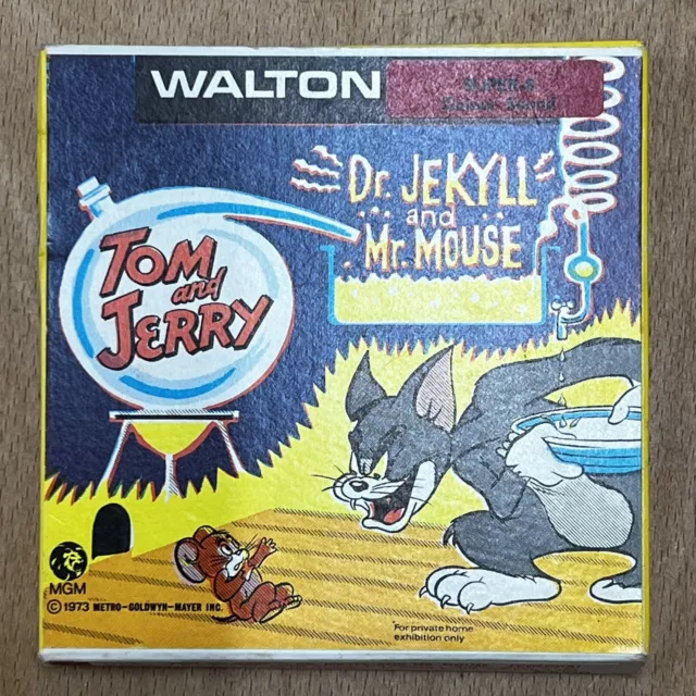 Dr Jekyll & Mr Mouse Super 8 With Sound And Colour - Tom And Jerry