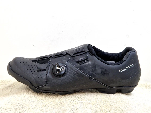 Shimano SH-XC300 SPD Herren Fahrradschuhe NEU BOA schwarz UK 10-10,5 EU 46 UVP £110